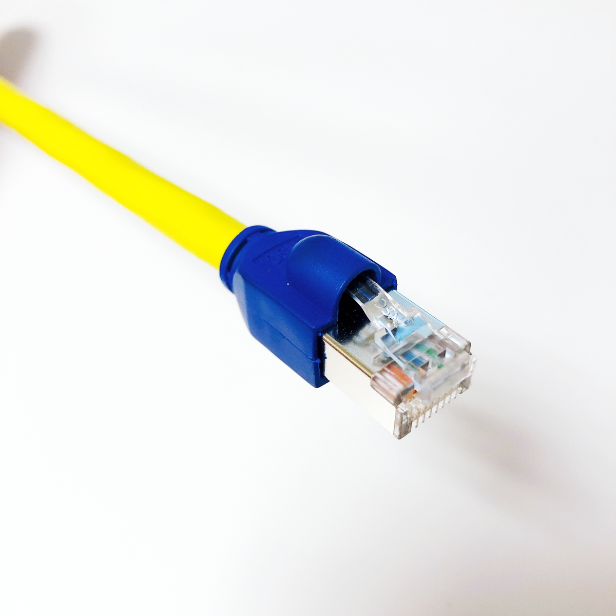 Cat6A Flexible Ethernet Cable for Industrial Moving Application- Gold — QY  Cable
